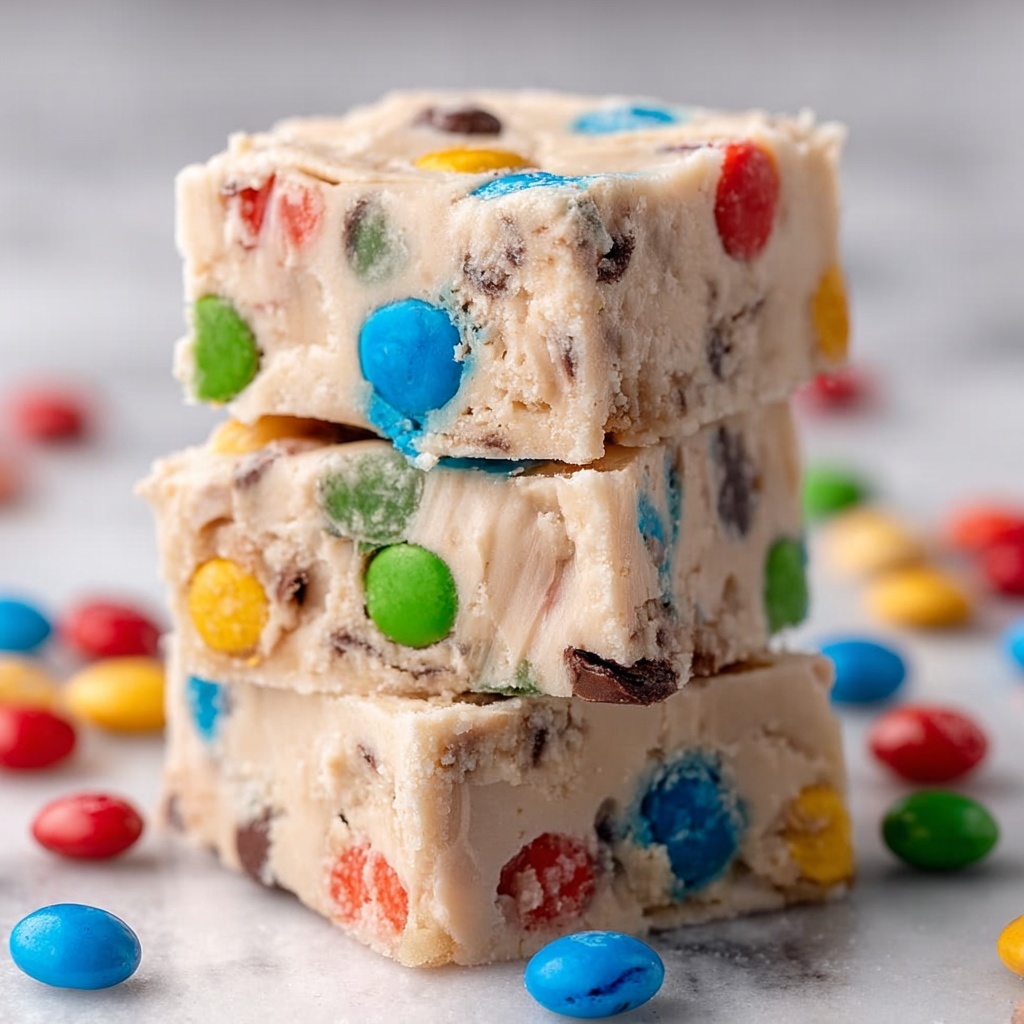 MM Cookie Dough Fudge Recipe - Recipe Image
