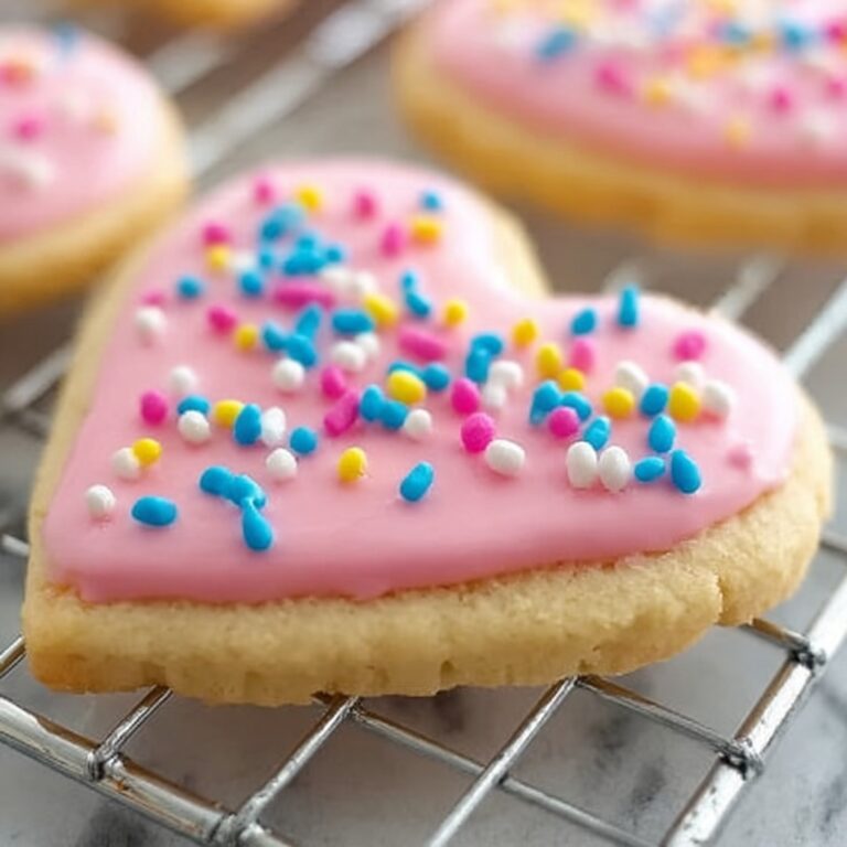 Homemade Sugar Cookies with Royal Icing and Sprinkles Recipe