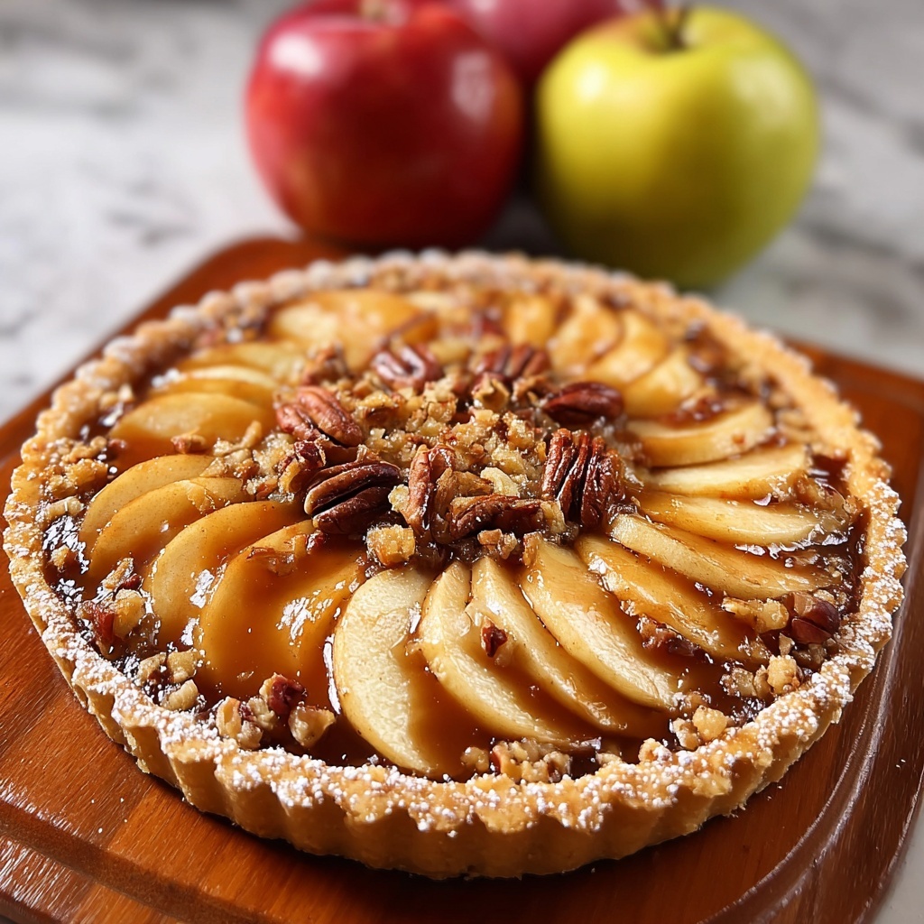 Gluten Free Caramel Apple Tart Recipe - Recipe Image