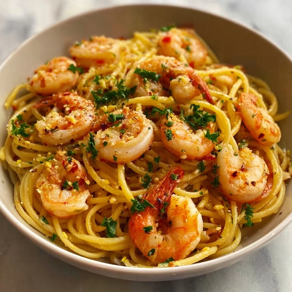 Jamaican Shrimp Pasta Recipe - Recipe Image