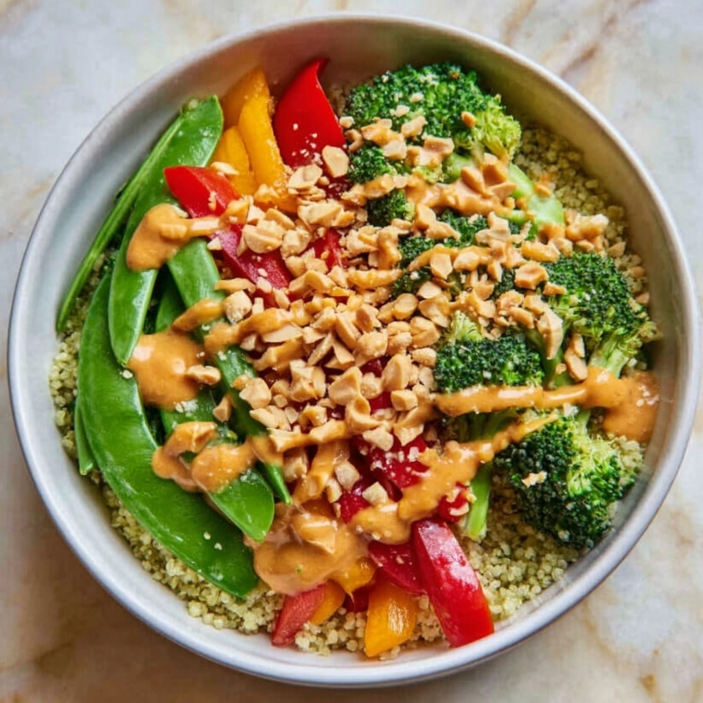 Thai Peanut Veggie Bowls Recipe - Recipe Image