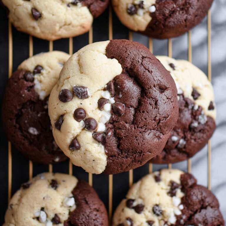 Brookies (Chocolate Chip & White Chocolate Cookie-Brownie Swirl Cookies) Recipe
