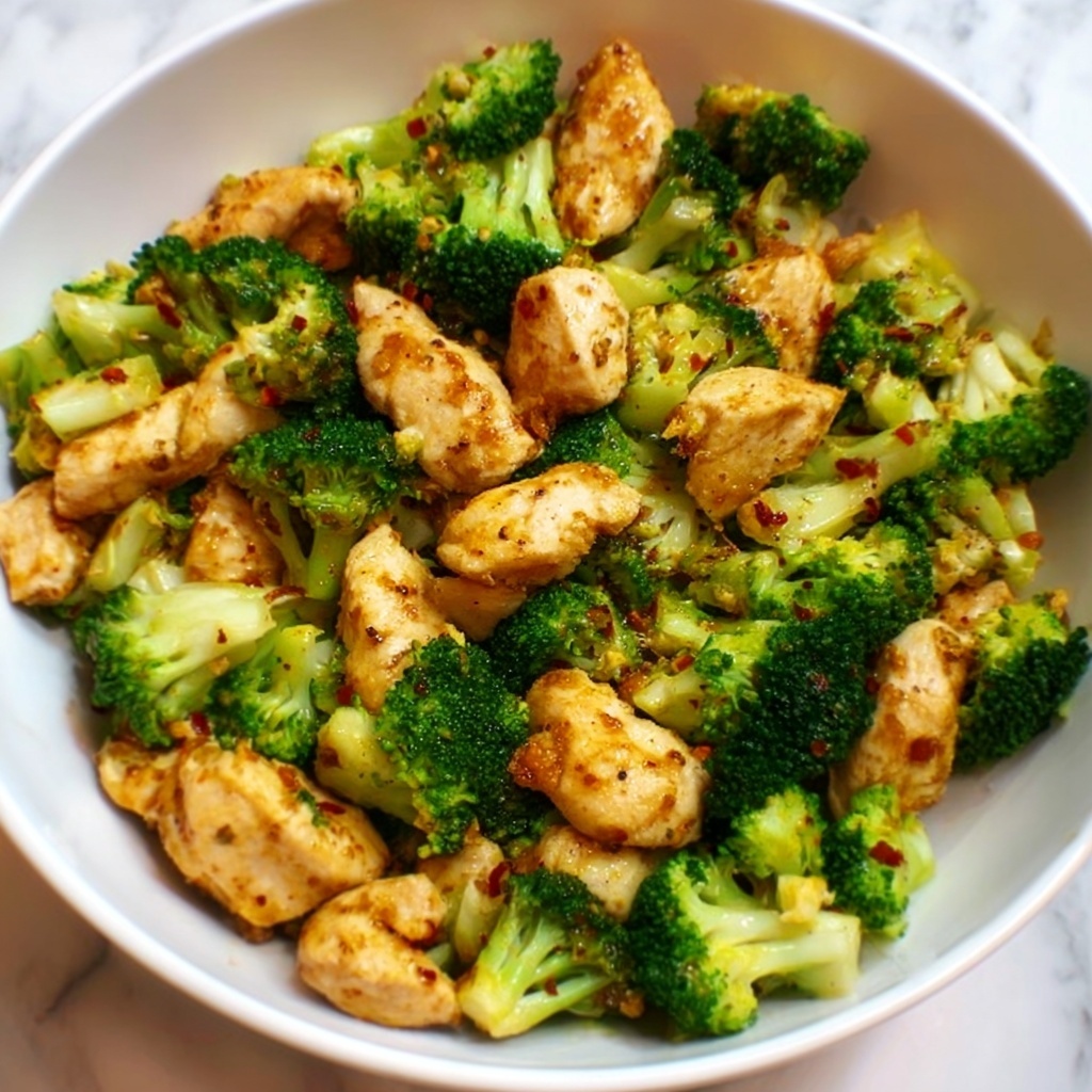 Lemon Garlic Chicken & Broccoli Skillet: 25-Minute Delight Recipe - Recipe Image