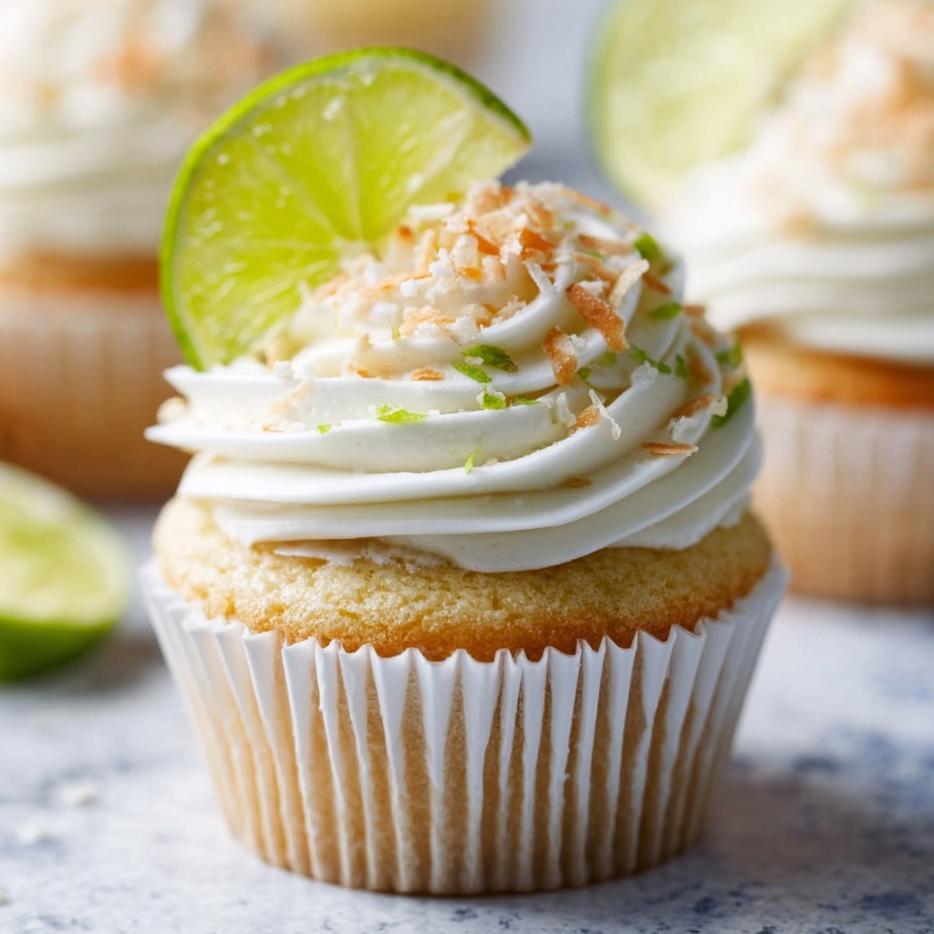 Coconut Lime Cupcakes Recipe - Recipe Image