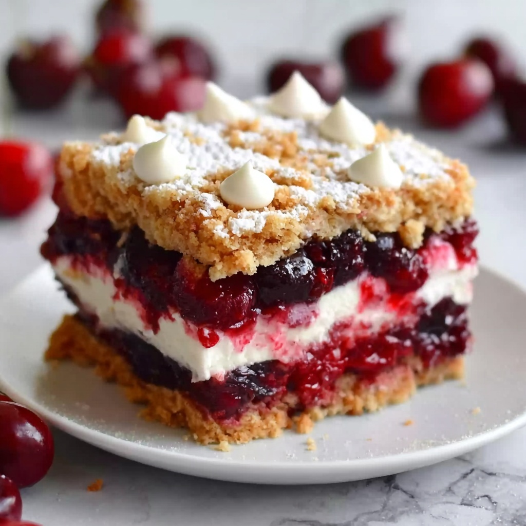 Cherry Pie Bars Recipe - Recipe Image