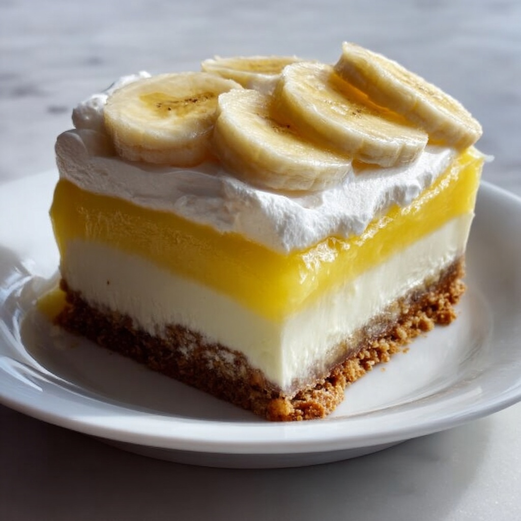 Banana Cream Cheesecake Recipe: 7-Layer Deliciousness Recipe - Recipe Image