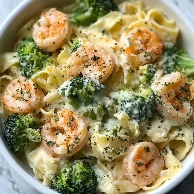 Broccoli Shrimp Alfredo Recipe