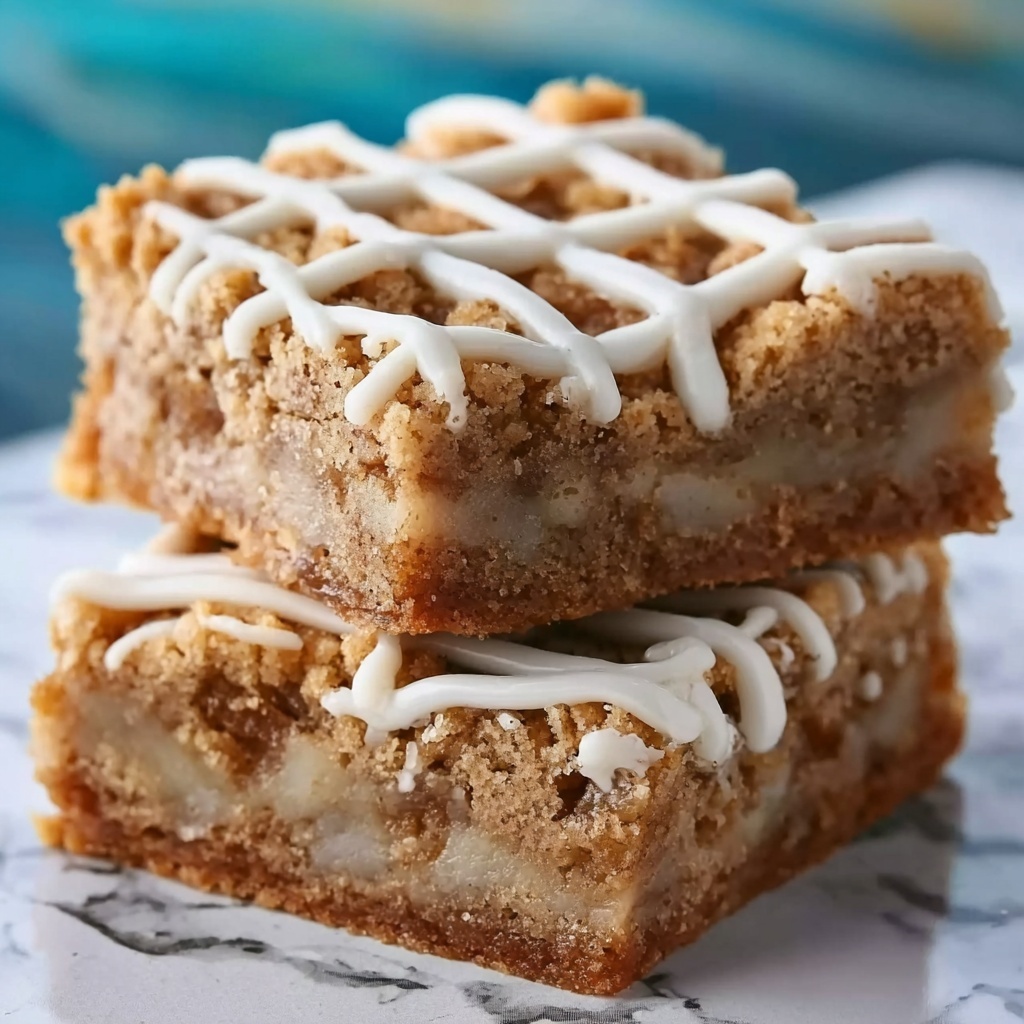 Cinnamon Roll Blondies Recipe - Recipe Image