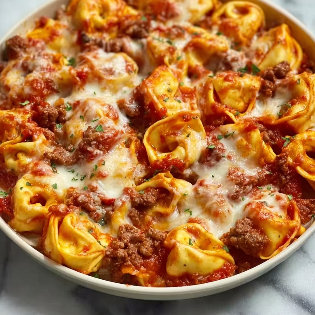 Meat Lovers Pizza Tortellini Recipe - Recipe Image