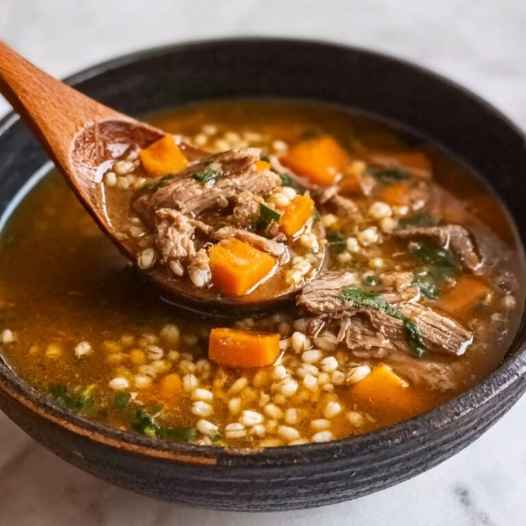 Hearty Beef and Barley Soup Recipe