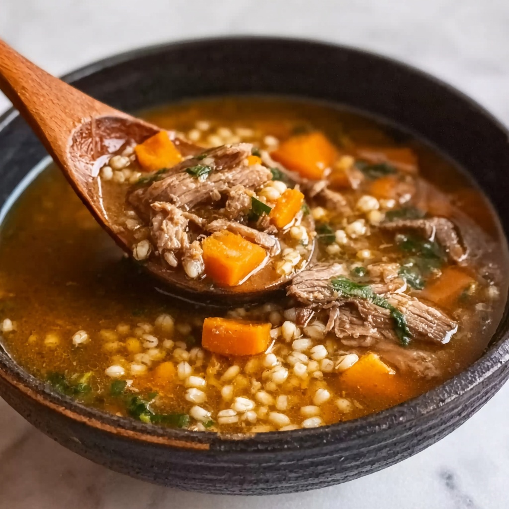 Hearty Beef and Barley Soup Recipe - Recipe Image