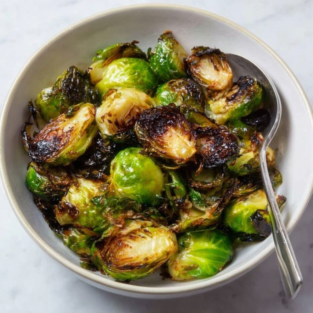 Roasted Brussels Sprouts with Balsamic Vinegar & Honey Recipe - Recipe Image