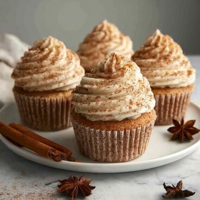 Chai Spice Cupcakes with Cinnamon Frosting Recipe