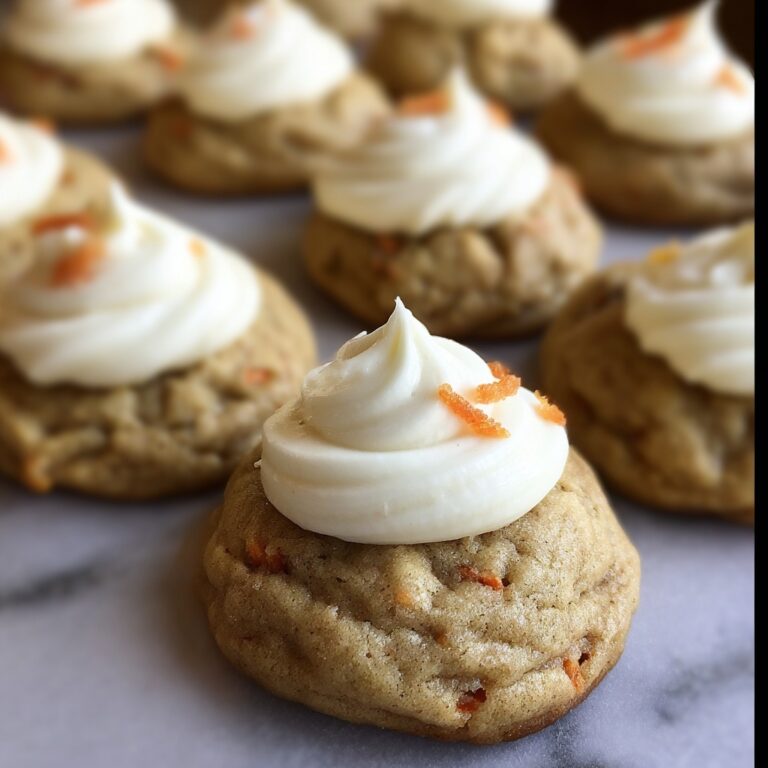 Carrot Cake Cookies with Cream Cheese Frosting Recipe