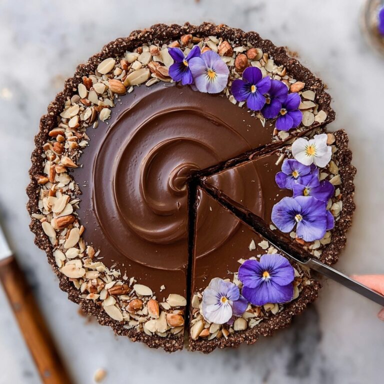Vegan Chocolate Hazelnut Tart Recipe