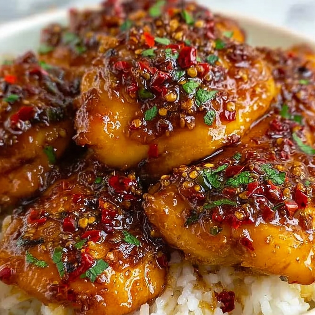 Honey Garlic Chicken Recipe - Recipe Image