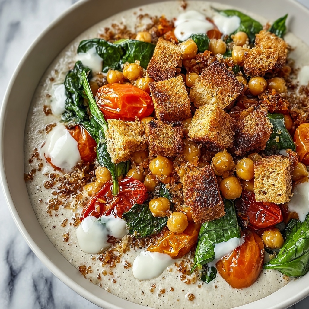Anti-Inflammatory Quinoa Glow Bowl with Roasted Sweet Potatoes, Chickpeas, and Tahini Yogurt Sauce Recipe - Recipe Image