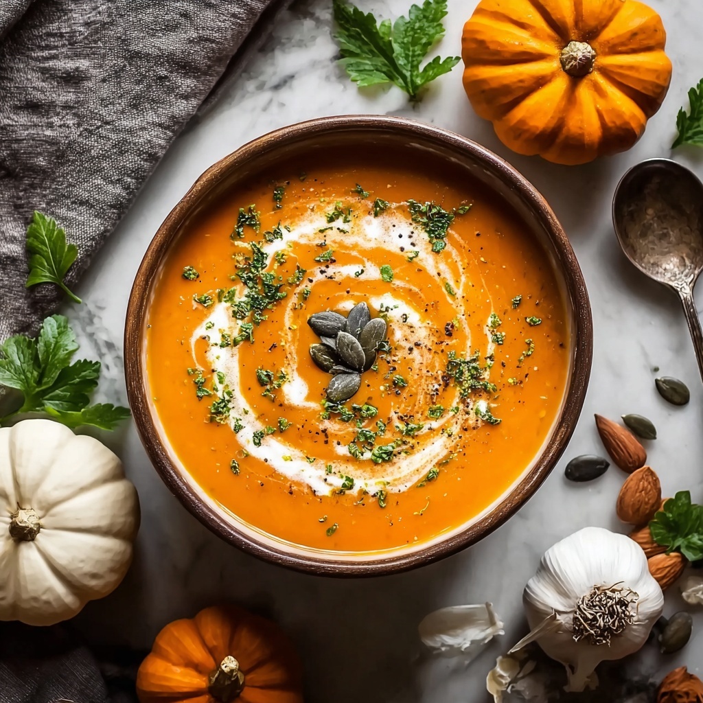 Coconut Curry Pumpkin Soup Recipe - Recipe Image