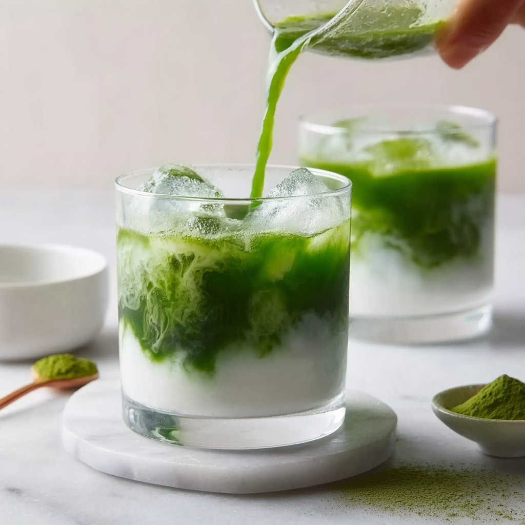 Iced Matcha Latte Recipe - Recipe Image