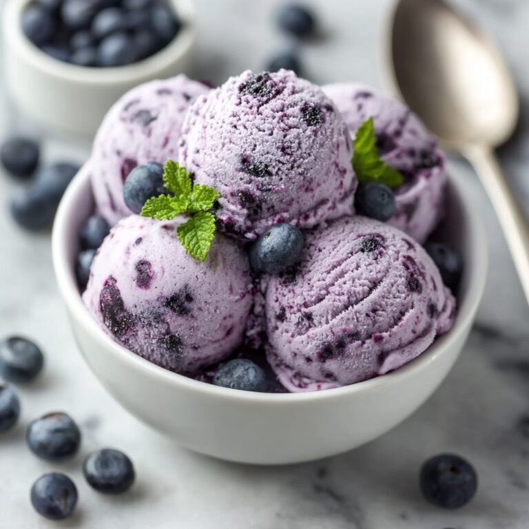 Blueberry Frozen Yogurt Recipe